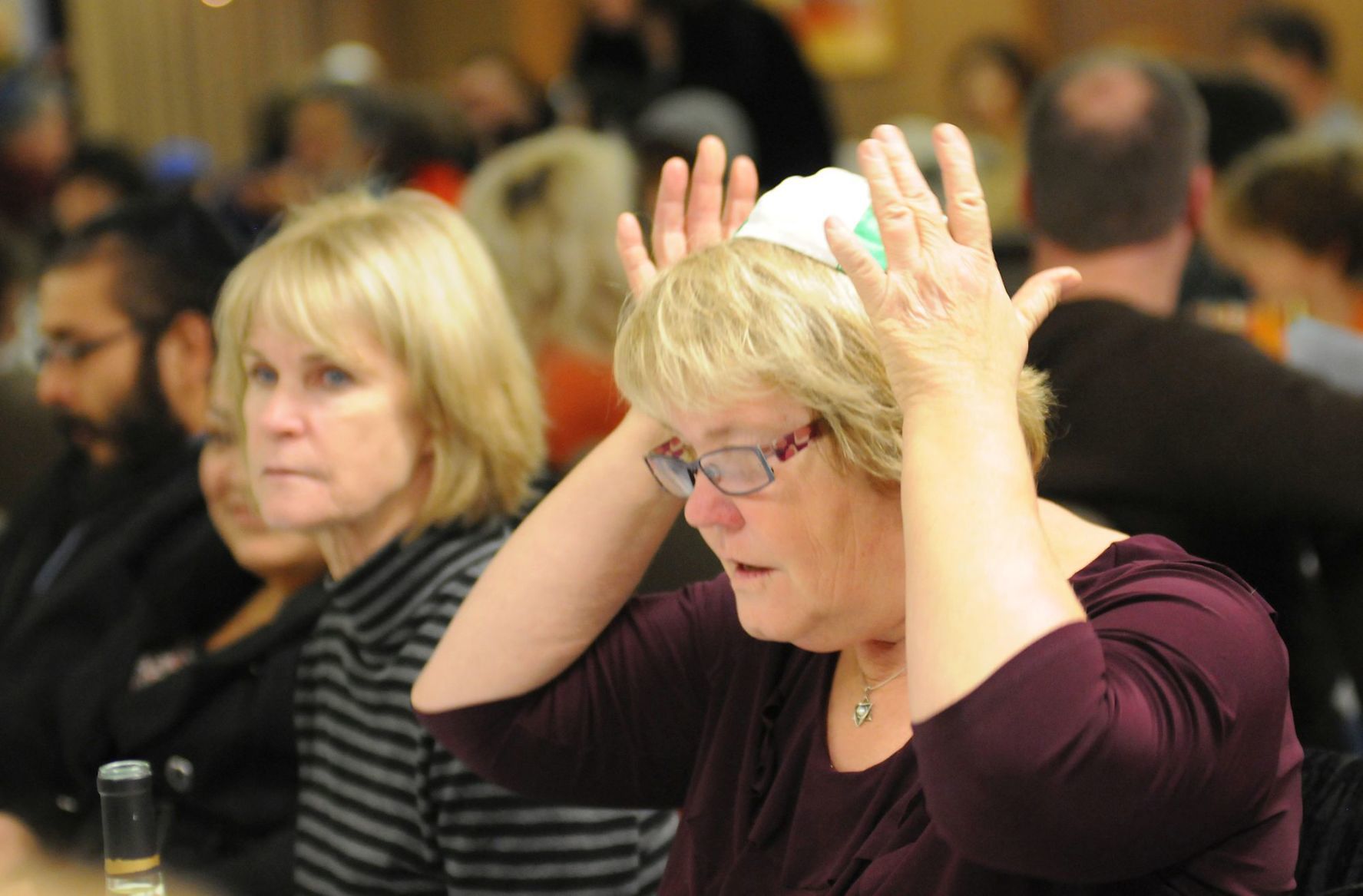 Congregation Beth Shalom celebrates the last day of Hanukkah